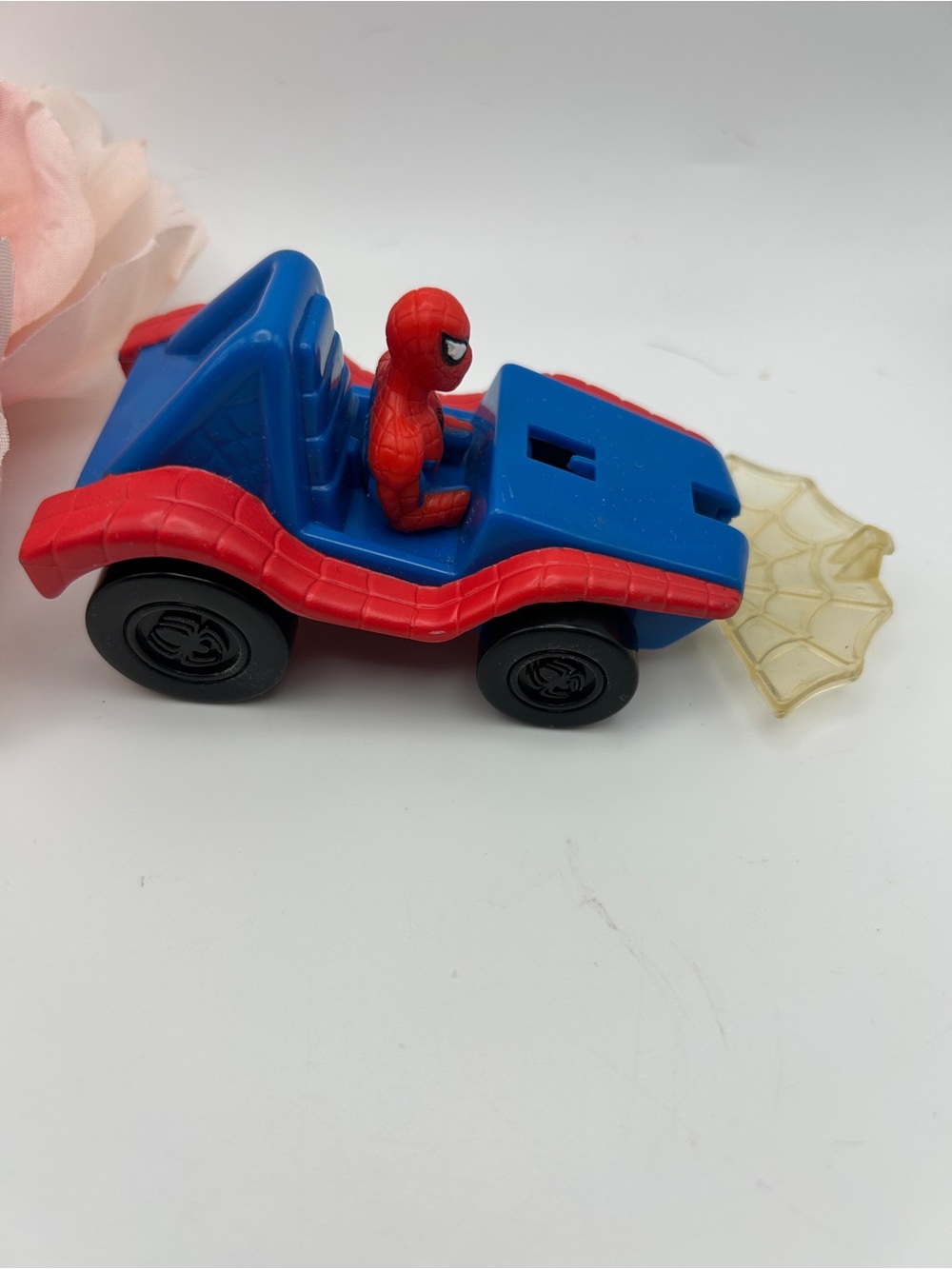 Vintage 1996 Spider-Man Marvel Toy Vehicle with Folding Web Shield